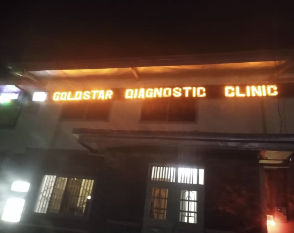 Etude, Fourniture et Installation d'une Enseigne Lumineuse à Lettres pour un Hôpital à Bamenda